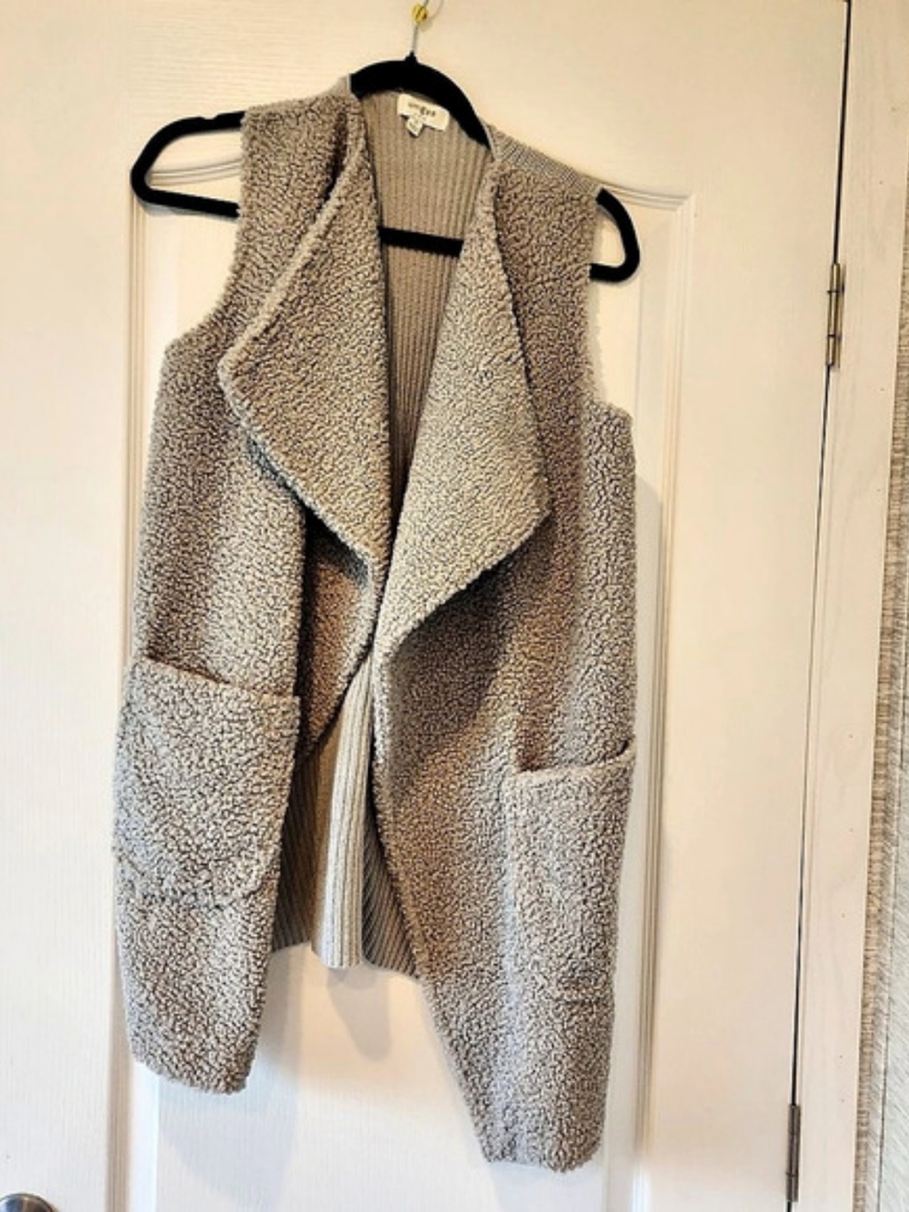 umgee Women'Small Sherpa Knit Vest Size Small Like New